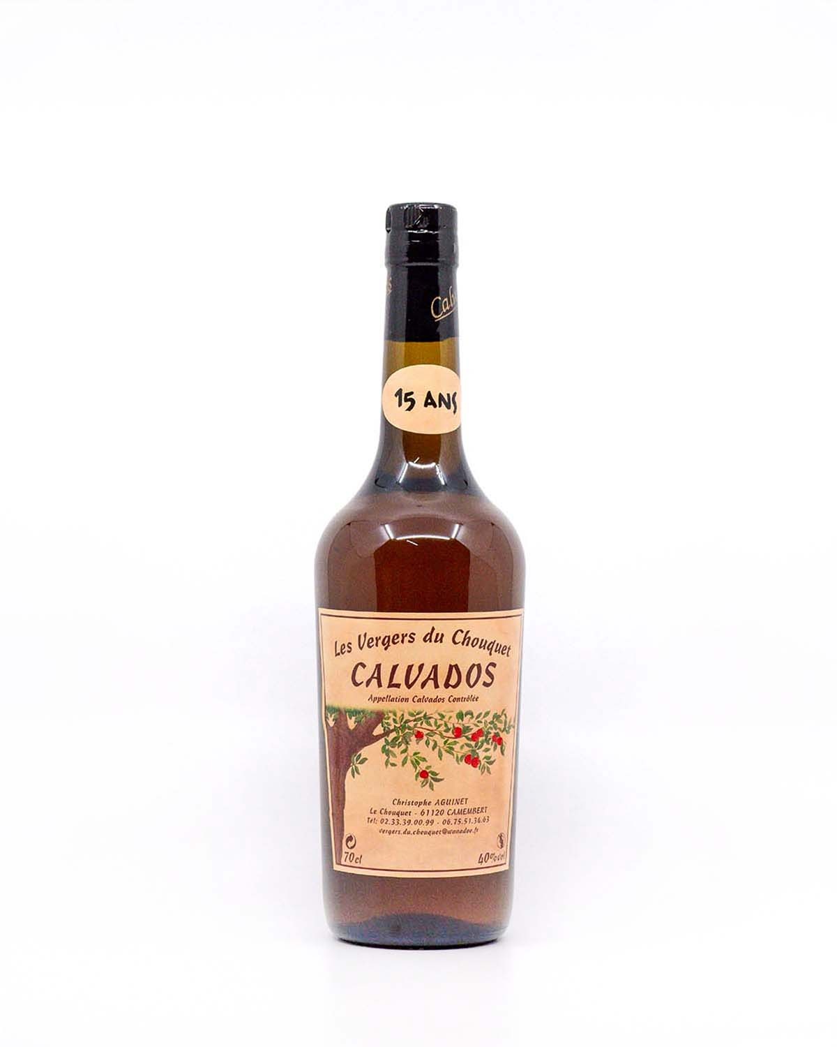 Les Vergers de Chouquet Calvados 15 ans