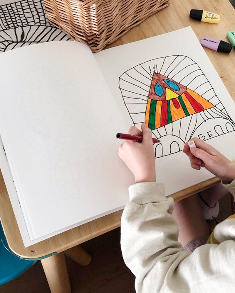 Studio Borgerstein Kunst Maken met Jef kleurboek