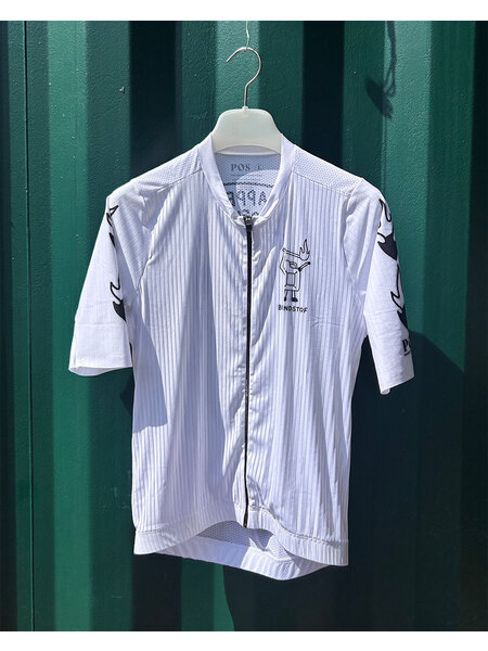 Brandstof White Bike Zip-shirt