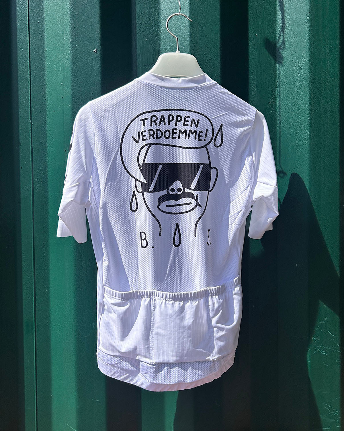 Brandstof White Bike Zip-shirt Unisex