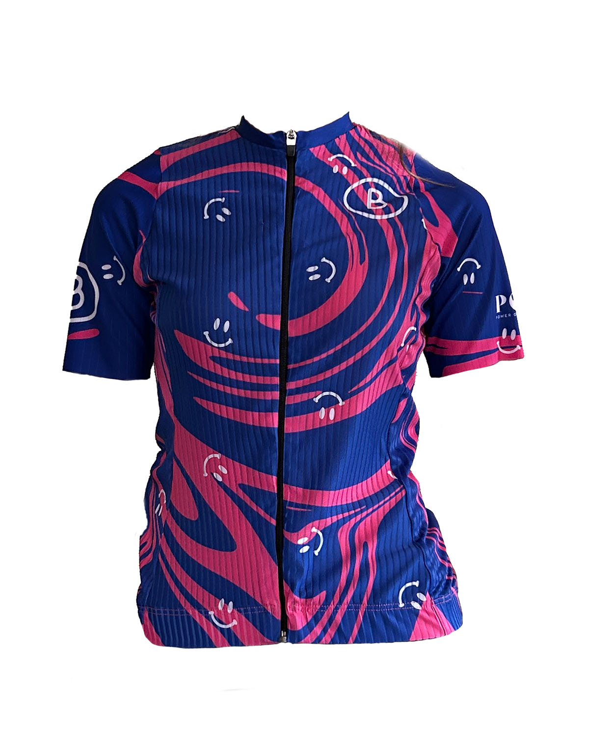 Brandstof Pink Camo Women Bike Zip-shirt
