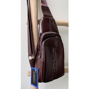 Lundholm Roskilde – Men's Crossbody Belt Bag – Brown