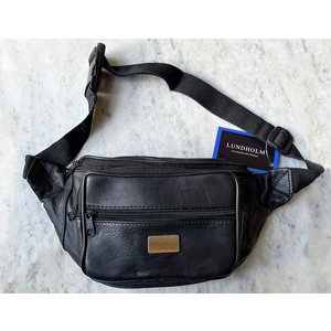 Lundholm Lundholm Heuptasjes heren leer zwart - heuptasjes heren festival fanny pack heren - heuptas heren outdoor | Lundholm Heuptas Sandnes Serie