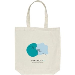 Lundholm Ängelholm – Katoenen Tote Bag Extra Sterk en Ruim – Naturel Lundholm Ängelholm – Katoenen Tote Bag Extra Sterk en Ruim – Naturel