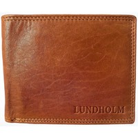 Lundholm - Leren portemonnee heren - Bruin cognac