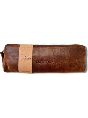 Lundholm Lundholm leren etui cognac bruin - Lundholm Arvika serie etuis