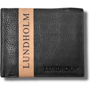 Lundholm Iggesund – Compacte Leren Heren Portemonnee met RFID – Zwart Lundholm Iggesund – Compacte Leren Heren Portemonnee met RFID – Zwart