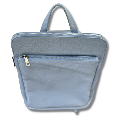Lundholm Lundholm rugzak dames leer pastel blauw - hoge kwaliteit rundleer - geschikt voor 13.3 inch laptop | Jutland serie  - Copy