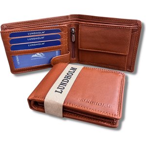 Lundholm Men's Leather Wallet – Cognac Lundholm Men's Leather Wallet – Cognac