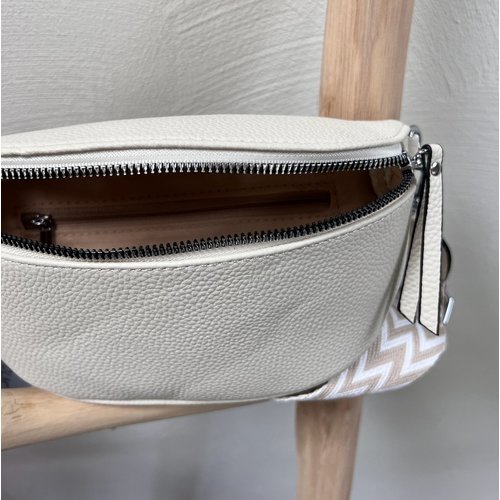 Lundholm Lundholm heuptasje dames festival zwart - bag strap tassenriem met schouderband voor tas - cadeau voor vriendin moederdag cadeautje | Scandinavisch design - Styrsö serie