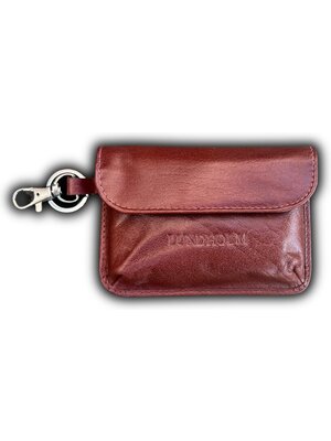 Lundholm Lundholm RFID Autosleutel hoesje RFID anti skim - antidiefstal sleutelhoes voor autosleutels - sleuteletui faraday box  Lundholm Gotland serie - Bruin