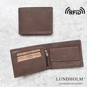 Lundholm Lundholm Leren portemonnee heren bruin taupe compact model met safety rits achter - RFID bescherming - topkwaliteit portefeuille heren taupe Lundholm Lundholm Leren portemonnee heren bruin taupe compact model met safety rits achter - RFID bescherming - topkwaliteit portefeuille heren taupe
