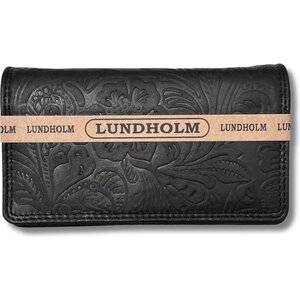 Lundholm Damen-Geldbörse aus Leder mit Überschlag, Blumenmuster und RFID Lundholm Damen-Geldbörse aus Leder mit Überschlag, Blumenmuster und RFID