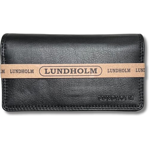 Lundholm Lundholm portemonnee dames overslag zwart RFID - Leren portefeuille dames met anti-skim bescherming - vrouwen cadeautjes cadeau voor vriendin kerst overslagportemonnee dames | RFID Safe
