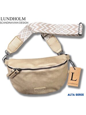 Lundholm Lundholm heuptasje dames festival goud - bag strap tassenriem met schouderband voor tas - cadeau voor vriendin | Scandinavisch design