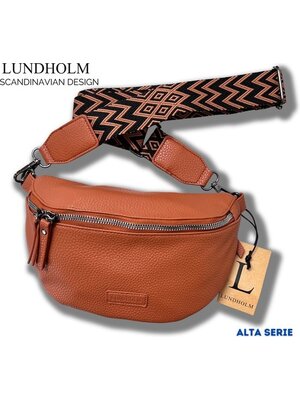 Lundholm Lundholm heuptasje dames festival bruin - bag strap tassenriem met schouderband voor tas - cadeau voor vriendin | Scandinavisch design