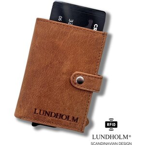 Lundholm Donsö – Herren Kartenetui aus Leder mit RFID – Cognac Lundholm Donsö – Herren Kartenetui aus Leder mit RFID – Cognac