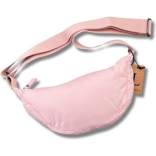 Lundholm Lundholm heuptasje dames roze banana bag - crossbody tasje festival - cadeau voor vriendin - Fanny pack roze | Scandinavisch Design - Stavanger serie