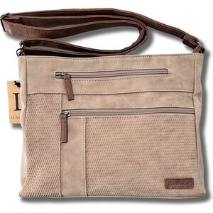 Lundholm Göta – Schoudertas PU Leer – Taupe Lundholm Göta – Schoudertas PU Leer – Taupe