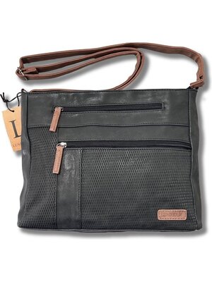 Lundholm Lundholm Tas Schoudertas Dames topkwaliteit PU leer Zwart - cadeau voor vrouw - vrouwen cadeautjes - Scandinavisch Design | Göta serie