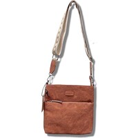 Lundholm schoudertas dames Bruin - schoudertassen dames crossbody tas dames schoudertas - vrouwen cadeautjes | Scandinavisch Design - Lykling Serie