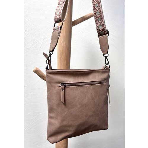 Lundholm Lundholm schoudertas dames Taupe met schouderband - schoudertassen dames crossbody tas dames schoudertas - vrouwen cadeautjes | Scandinavisch Design - Lykling Serie Lundholm Lundholm schoudertas dames Taupe met schouderband - schoudertassen dames crossbody tas dames schoudertas - vrouwen cadeautjes | Scandinavisch Design - Lykling Serie