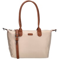 Lundholm Shopper Dames Handtas dames Tote Bag Beige Champagne - Shopper dames met rits - vrouwen cadeautjes - | Scandinavisch Design - Danviken Serie - Beige
