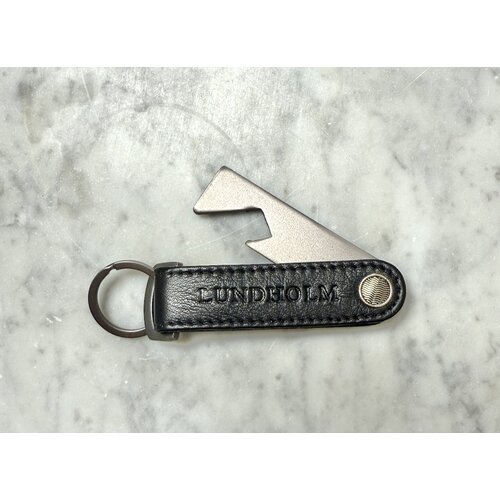 Lundholm Lundholm heren cadeau set brievenbus geschenkdoos - mannen cadeautjes leren pasjeshouder - RFID creditcardhouder safe - cadeau voor man - geschenk voor mannen - leren armband bieropener sleutelhanger luxe cadeau voor man - portefeuille zwart