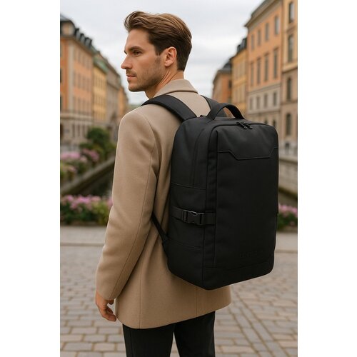 Lundholm Lundholm Rugzak Underseater 40x30x20 - Rugtas Travel Laptoptas 15.6 inch met TSA slot - Reizen Handbagage Koffer als Rugtas - Maximale Inhoud - Cabin Approved - Scandinavisch Design Zwart Lundholm Lundholm Rugzak Underseater 40x30x20 - Rugtas Travel Laptoptas 15.6 inch met TSA slot - Reizen Handbagage Koffer als Rugtas - Maximale Inhoud - Cabin Approved - Scandinavisch Design Zwart