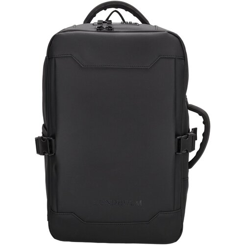 Lundholm Lundholm Rugzak Underseater 40x30x20 - Rugtas Travel Laptoptas 15.6 inch met TSA slot - Reizen Handbagage Koffer als Rugtas - Maximale Inhoud - Cabin Approved - Scandinavisch Design Zwart