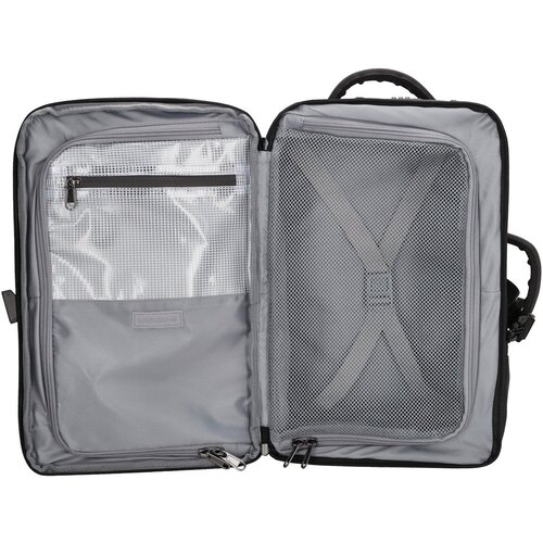 Lundholm Lundholm Rugzak Underseater 40x30x20 - Rugtas Travel Laptoptas 15.6 inch met TSA slot - Reizen Handbagage Koffer als Rugtas - Maximale Inhoud - Cabin Approved - Scandinavisch Design Zwart