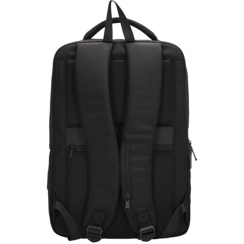 Lundholm Lundholm Luxe Rugtas laptoptas 22L - 15,6 Inch - Laptop Rugzak Heren Laptoptas Schooltas - Werktas Laptoptas 15.6 inch - Tas - Scandinavisch Design - Diep Zwart