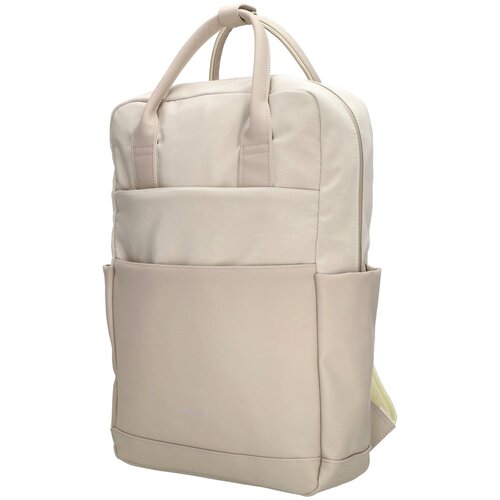 Lundholm Lundholm Abisko Luxe Rugzak - 25L - 15,6 Inch - Laptop Rugzak Handbagage Geschikt -Werktas Schooltas Laptoptas Dames 15.6 inch - Scandinavisch Design - Creme