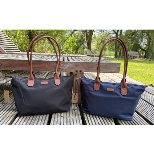 Lundholm Lundholm Shopper Dames Handtas dames Tote Bag Donkerblauw - Shopper dames met rits - vrouwen cadeautjes - | Scandinavisch Design - Danviken Serie - Blauw Lundholm Lundholm Shopper Dames Handtas dames Tote Bag Donkerblauw - Shopper dames met rits - vrouwen cadeautjes - | Scandinavisch Design - Danviken Serie - Blauw
