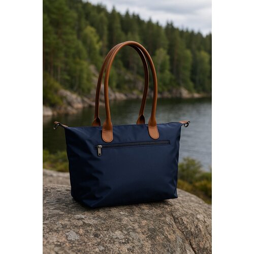 Lundholm Lundholm Shopper Dames Handtas dames Tote Bag Donkerblauw - Shopper dames met rits - vrouwen cadeautjes - | Scandinavisch Design - Danviken Serie - Blauw Lundholm Lundholm Shopper Dames Handtas dames Tote Bag Donkerblauw - Shopper dames met rits - vrouwen cadeautjes - | Scandinavisch Design - Danviken Serie - Blauw