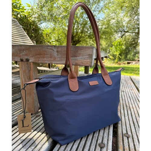 Lundholm Lundholm Shopper Dames Handtas dames Tote Bag Donkerblauw - Shopper dames met rits - vrouwen cadeautjes - | Scandinavisch Design - Danviken Serie - Blauw Lundholm Lundholm Shopper Dames Handtas dames Tote Bag Donkerblauw - Shopper dames met rits - vrouwen cadeautjes - | Scandinavisch Design - Danviken Serie - Blauw
