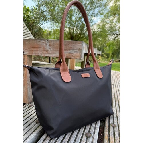 Lundholm Lundholm Shopper Dames Handtas dames Tote Bag Zwart - Shopper dames met rits - vrouwen cadeautjes - | Scandinavisch Design - Danviken Serie - Zwart Lundholm Lundholm Shopper Dames Handtas dames Tote Bag Zwart - Shopper dames met rits - vrouwen cadeautjes - | Scandinavisch Design - Danviken Serie - Zwart
