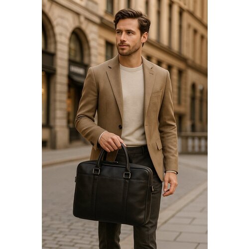 Lundholm Lundholm luxe leren laptoptas 15 inch leer heren Zwart werktas schoudertas mannen aktetas - Werktas mannen topkwaliteit echt leer - mannen cadeautjes - Luxe Laptoptas Zwart Lundholm Lundholm luxe leren laptoptas 15 inch leer heren Zwart werktas schoudertas mannen aktetas - Werktas mannen topkwaliteit echt leer - mannen cadeautjes - Luxe Laptoptas Zwart