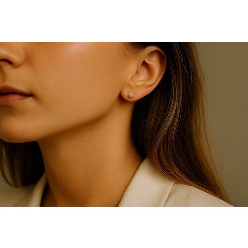 Lundholm Lundholm Luxe Oorstekers Dames Parel Goud – Premium Stainless Steel – 18K Goud Verguld – Met Imitatie Parel (6 mm) - cadeau voor vriendin tip - vrouwen cadeautjes
