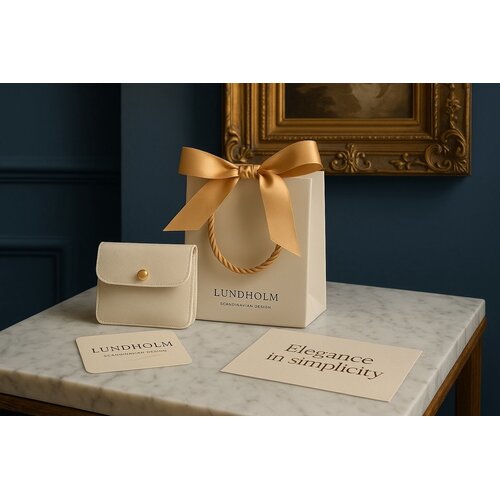 Lundholm Lundholm Luxe Klassieke Hoops - Oorringen Dames Goudkleurig - Premium Stainless Steel Gold PVD Plated - Waterproof & Hypoallergeen - Luxe Cadeau Verpakking