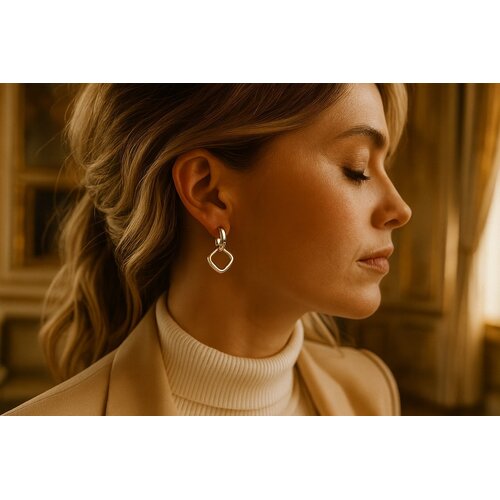 Lundholm Lundholm Premium Stainless Steel luxe Oorbellen Zilverkleurig - Scandinavian Design - Zilveren Oorbellen Lundholm Lundholm Premium Stainless Steel luxe Oorbellen Zilverkleurig - Scandinavian Design - Zilveren Oorbellen