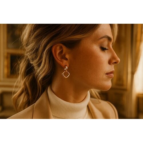 Lundholm Lundholm Premium Stainless Steel luxe Oorbellen Goudkleurig Elegant Scandinavisch Design Lundholm Lundholm Premium Stainless Steel luxe Oorbellen Goudkleurig Elegant Scandinavisch Design