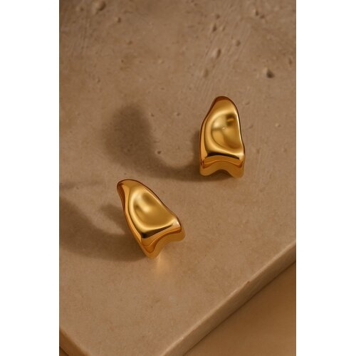 Lundholm Lundholm Oorbellen Dames Goudkleurig - Premium Stainless Steel Oorringen - Vintage Oorbellen (2 cm) - Elegant & Artistiek - Luxe Geschenkverpakking