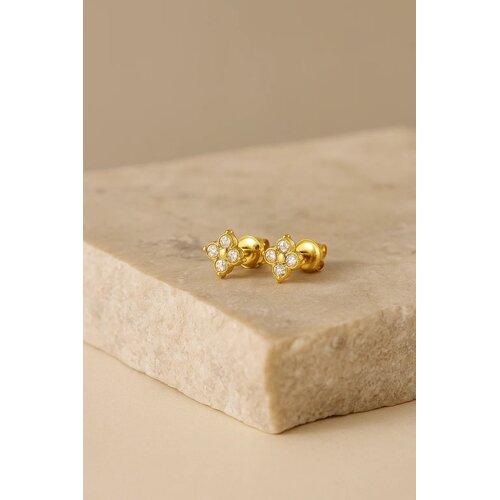 Lundholm Lundholm Oorknopjes Dames Zirkonia Goudkleurig - Premium Stainless Steel Gold Plated - Kleine Oorbellen Studs - Geschikt voor Tweede Gaatje - Cadeau voor Haar - Scandinavisch Design Lundholm Lundholm Oorknopjes Dames Zirkonia Goudkleurig - Premium Stainless Steel Gold Plated - Kleine Oorbellen Studs - Geschikt voor Tweede Gaatje - Cadeau voor Haar - Scandinavisch Design