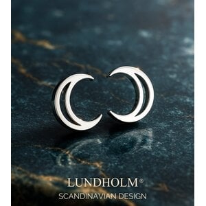 Lundholm Halbmond-Ohrstecker 1 cm – Silberfarben Lundholm Halbmond-Ohrstecker 1 cm – Silberfarben