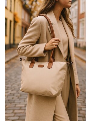 Lundholm Lundholm Shopper Dames Handtas dames Tote Bag Beige Champagne - Shopper dames met rits - vrouwen cadeautjes - | Scandinavisch Design - Danviken Serie - Beige Lundholm Lundholm Shopper Dames Handtas dames Tote Bag Beige Champagne - Shopper dames met rits - vrouwen cadeautjes - | Scandinavisch Design - Danviken Serie - Beige