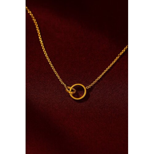 Lundholm Lundholm Ketting Dames Goudkleurig – Premium Stainless Steel – Verbonden Ringen Hanger – 39 + 5 cm – Subtiel & Elegant – Luxe Geschenkverpakking Lundholm Lundholm Ketting Dames Goudkleurig – Premium Stainless Steel – Verbonden Ringen Hanger – 39 + 5 cm – Subtiel & Elegant – Luxe Geschenkverpakking