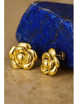 Lundholm Lundholm Grote Oorknopjes Dames – Premium Stainless Steel Gold Plated – Bloem Oorstekers (Ø 2,3 cm) – Luxe Kerst Oorbellen Dames Bloem - Luxe Geschenkverpakking Lundholm Lundholm Grote Oorknopjes Dames – Premium Stainless Steel Gold Plated – Bloem Oorstekers (Ø 2,3 cm) – Luxe Kerst Oorbellen Dames Bloem - Luxe Geschenkverpakking