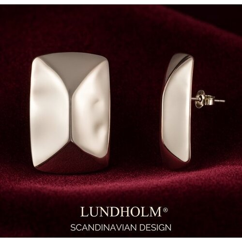 Lundholm Lundholm Oorknopjes Dames Grote oorbellen - Oorstekers groot – Premium Stainless Steel Oorbellen Verguld – Thora Serie – Goudkleurige Statement Studs (1,8 × 2,9 cm) – Waterproof & Hypoallergeen – Inclusief Luxe Geschenkverpakking