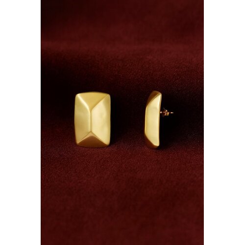 Lundholm Lundholm Oorknopjes Dames Grote oorbellen - Oorstekers groot – Premium Stainless Steel Oorbellen Verguld – Thora Serie – Goudkleurige Statement Studs (1,8 × 2,9 cm) – Waterproof & Hypoallergeen – Inclusief Luxe Geschenkverpakking